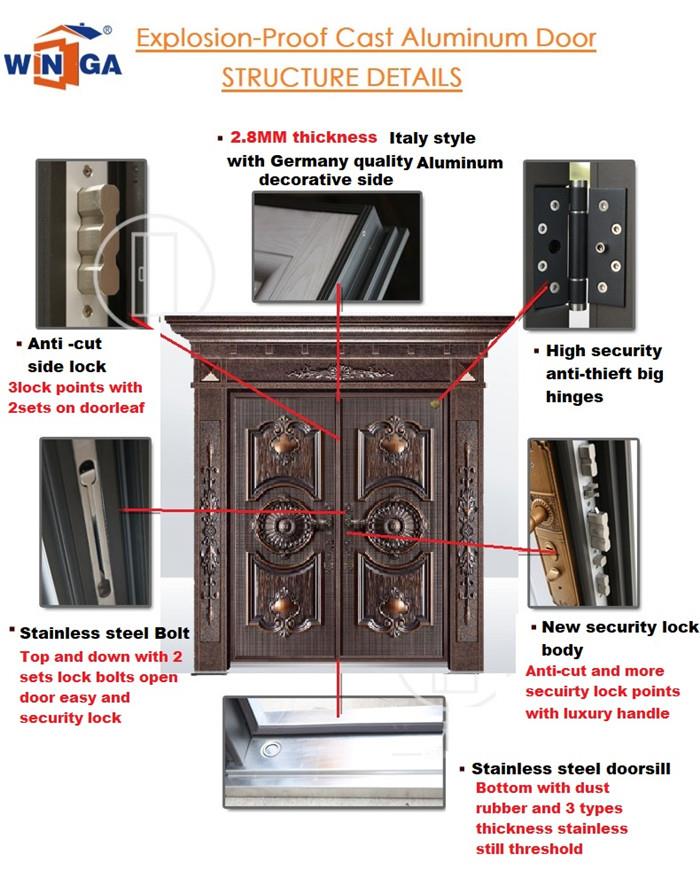aluminmum door 